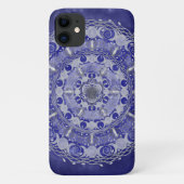 Celestial Silver Triple Moon Goddess Mandala Case-Mate iPhone Case (Achterkant)