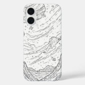 Celestial Sketch Uitzicht Case-Mate iPhone Case (Achterkant)