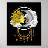 Celestial Skull Moon Poster (Voorkant)