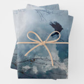 Celestial Sky Bird Inpakpapier Vel (In situ)