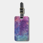 Celestial Sky - Blauw & Paars Bagagelabel (Voorkant verticaal)