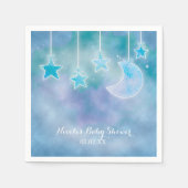 Celestial Sky Galaxy Cosmic Baby shower servetten (Voorkant)
