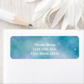 Celestial Sky Galaxy Cosmic Matching Baby shower Etiket (Insitu)