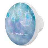 Celestial Sky Galaxy Moon & Stars Kwekerij Kamer Keramische Knop (Rechts)