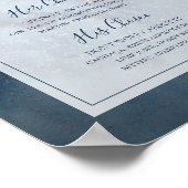 Celestial Sky met Drink Lijst Poster (Hoek)