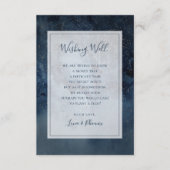 Celestial Sky met Lijst bruiloft goed Informatiekaartje (Voorkant)