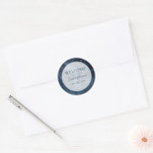 Celestial Sky Met Lijst Bruiloft Welkom Sticker (Envelop)