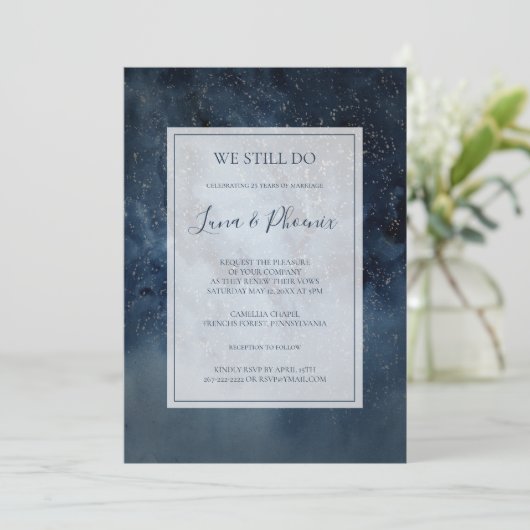 Celestial Sky met Lijst. We stemmen nog steeds ove Kaart (Staand voorkant)