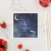 Celestial Sky Moon & Stars Baby shower Servet (Insitu)