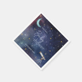 Celestial Sky Moon & Stars Baby shower Servet (Hoek)