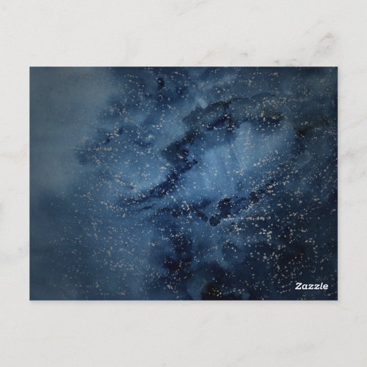 Celestial Sky Silver - Hartelijk dank voor uw ontv Briefkaart (Achterkant)