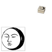 Celestial Slaping Moon Journalbooking Rubberstempel (Gestempeld)