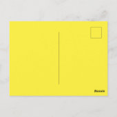 Celestial Smiling Sun Illustration Briefkaart (Achterkant)