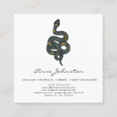 Celestial Snake Square Visitekaartje (Achterkant)