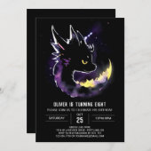 Celestial Soiree met Whimsical Dragon Kaart (Voorkant / Achterkant)