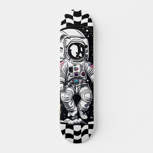 Celestial Sojourn-Ride Het Universum met Astronaut Persoonlijk Skateboard (Voorkant)