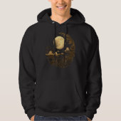 Celestial Space Sun Moon Boho Luna Solar Astronomy Hoodie (Voorkant)