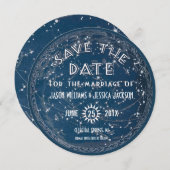 Celestial sparen de Aankondiging van de Datum (Voorkant / Achterkant)