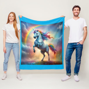 Celestial Spectrum: De boog van de regenboog Eenho Fleece Deken