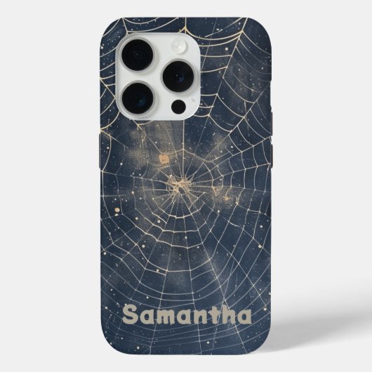 Celestial Spider Web Gothic Sterrennacht Case-Mate iPhone Case (Achterkant)