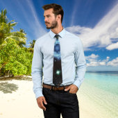 Celestial Spiral Galaxy Nebula Cluster Stars Spark Stropdas