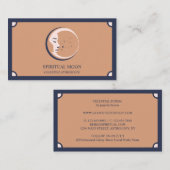 Celestial Spirituele Moon Stars Astrology boho Visitekaartje (Voorkant / Achterkant)