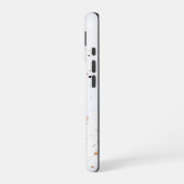 Celestial Splash" – Waterverf Abstracte telefoonho iPhone 16 Hoesje (Linkerkant)