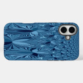 Celestial Splendor: iriserend blauw Roos ontwerp Case-Mate iPhone Case (Achterkant (horizontaal))
