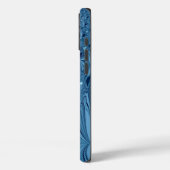 Celestial Splendor: iriserend blauw Roos ontwerp Case-Mate iPhone Case (Achterkant / Links)