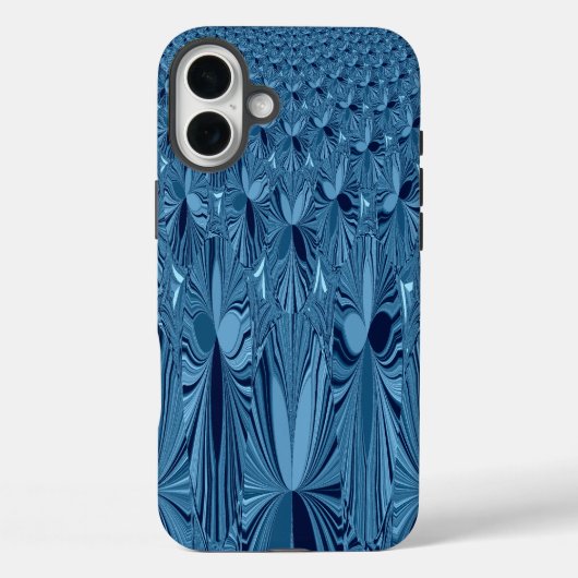 Celestial Splendor: iriserend blauw Roos ontwerp Case-Mate iPhone Case (Achterkant)
