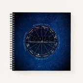 Celestial Splendor Zodiac Notitieboek (Voorkant)