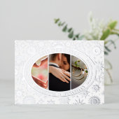 Celestial Star bruiloft aankondiging Save the Date (Staand Voorkant)