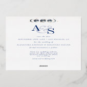 Celestial Star bruiloft aankondiging Save the Date (Achterkant)