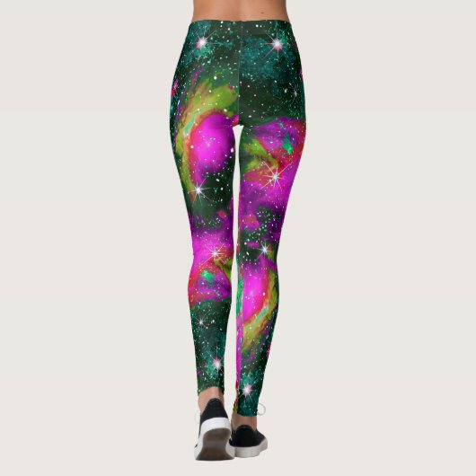 Celestial Star Field All Over Print Leggings (Achterkant)
