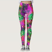 Celestial Star Field All Over Print Leggings (Voorkant)