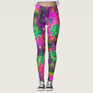 Celestial Star Field All Over Print Leggings