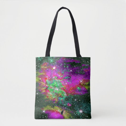 Celestial Star Field Canvas tas (Voorkant)