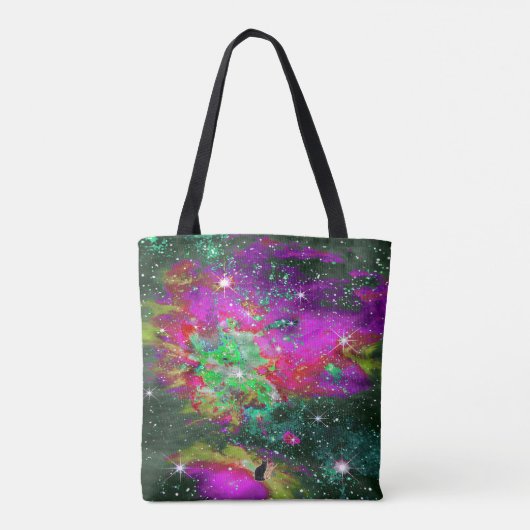 Celestial Star Field Canvas tas (Achterkant)