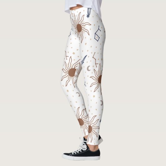 Celestial Star Floral Theme Leggings (Links)