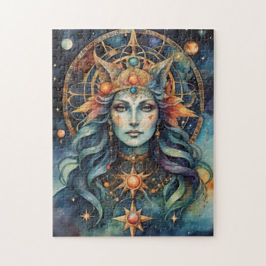 Celestial Star Goddess Mystical Alchemy Legpuzzel (Verticaal)