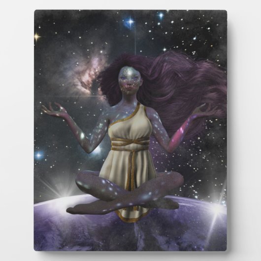 Celestial Star Goddess Starseed Inanna Venus Fotoplaat (Voorkant)