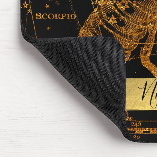 Celestial Star Map Astrological Sign Gold Scorpio Muismat (Hoek)