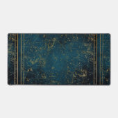 Celestial star map constellation blue gold Melkweg Bureaumat (Voorkant)