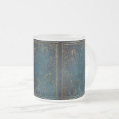 Celestial star map constellation blue gold Melkweg Matglas Koffiemok (Voorkant rechts)