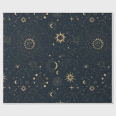 Celestial Star Signs Cadeaupapier (Vlak)