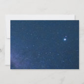 Celestial Starry Sky Romantic Photo Wedding Save The Date (Achterkant)