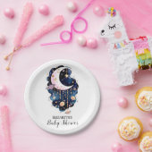 Celestial Starry Stars Baby shower Papieren Bordje (Feest)