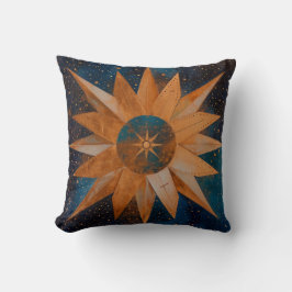 Celestial Stars Mystic Donkerblauw Kussen