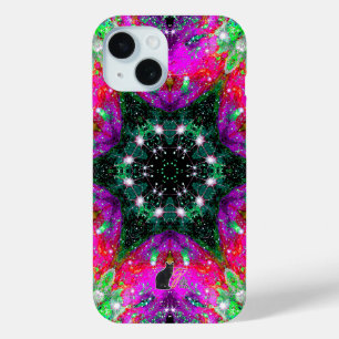 Celestial Stellar Kaleid iPhone 15 Case
