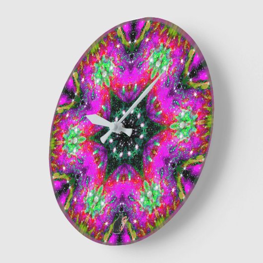 Celestial Stellar Kaleid Grote Klok (Hoek)